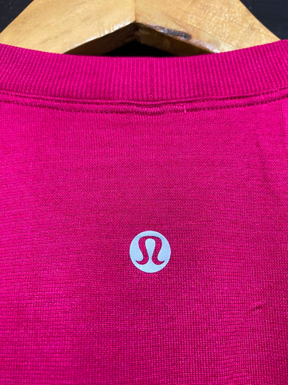 LULULEMON |S| BUST 17| BRIGHT PINK FUSCHIA SEAMLESS ATHLETIC CROP TANK TOP