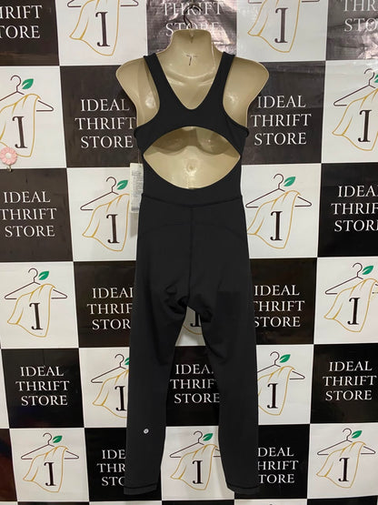 LULULEMON |S| BUST 16| CLASSIC BLACK SLEEVELESS ATHLETIC JUMPSUIT ROMPER