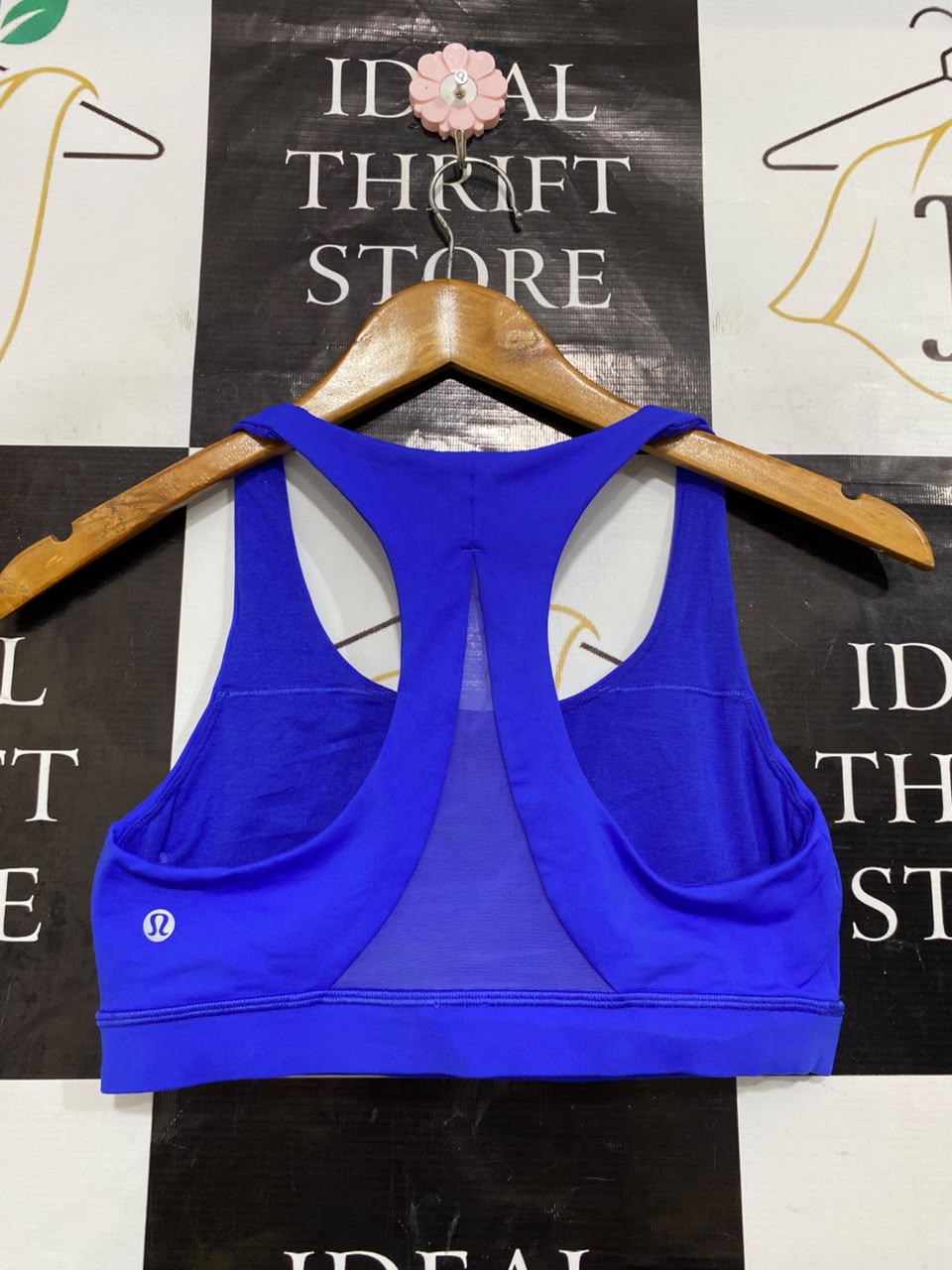 LULULEMON |XS| BUST 13| ROYAL BLUE ATHLETIC SPORTS BRA RACERBACK WORKOUT TOP