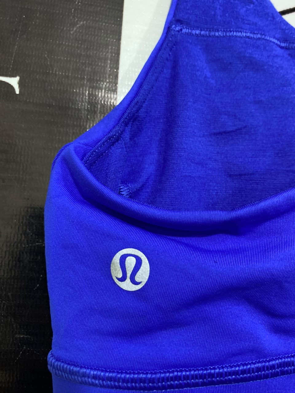 LULULEMON |XS| BUST 13| ROYAL BLUE ATHLETIC SPORTS BRA RACERBACK WORKOUT TOP