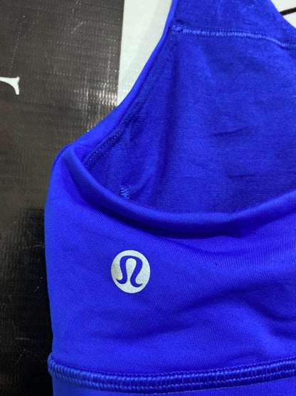 LULULEMON |XS| BUST 13| ROYAL BLUE ATHLETIC SPORTS BRA RACERBACK WORKOUT TOP