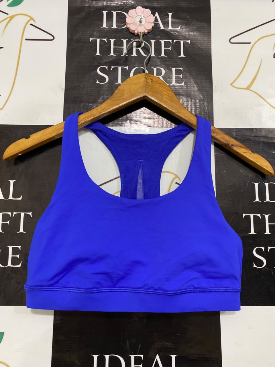 LULULEMON |XS| BUST 13| ROYAL BLUE ATHLETIC SPORTS BRA RACERBACK WORKOUT TOP