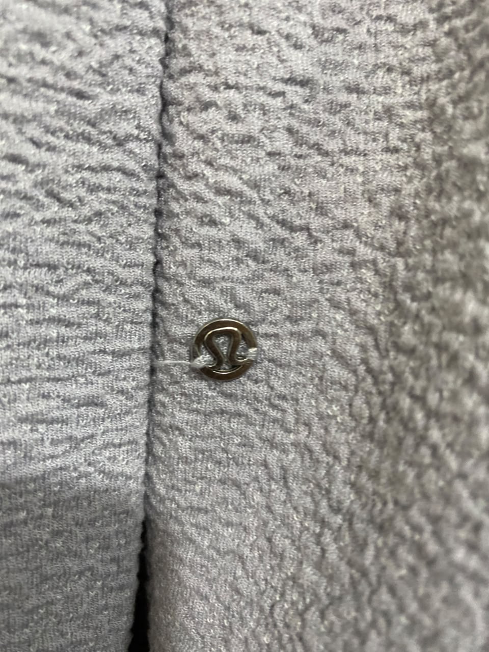 LULULEMON |M| BUST 21| LIGHT PURPLE/GREY TEXTURED FLEECE FULL-ZIP HOODIE CASUAL JACKET