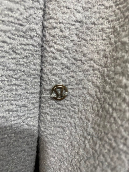 LULULEMON |M| BUST 21| LIGHT PURPLE/GREY TEXTURED FLEECE FULL-ZIP HOODIE CASUAL JACKET