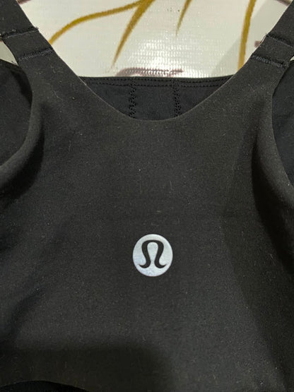 LULULEMON |S| BUST 14| CLASSIC BLACK LIGHT SUPPORT STRAPPY SPORTS BRA YOGA WORKOUT TOP
