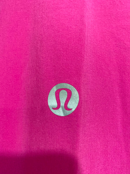 LULULEMON |M| BUST 19| BRIGHT PINK FUCHSIA FULL-ZIP HOODED LIGHTWEIGHT WINDPROTECT ATHLETIC JACKET