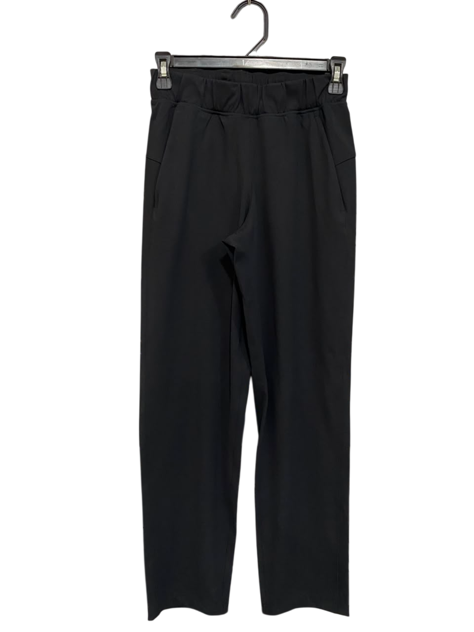 LULULEMON |XS| WAIST 24| CLASSIC BLACK HIGH-WAISTED ELASTIC-WAIST ATHLETIC JOGGERS / TRACK PANTS ACTIVEWEAR
