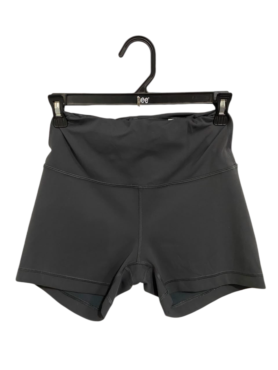 LULULEMON |XS| WAIST 24| CHARCOAL GREY HIGH-WAISTED ATHLETIC YOGA HOT SHORTS ACTIVEWEAR