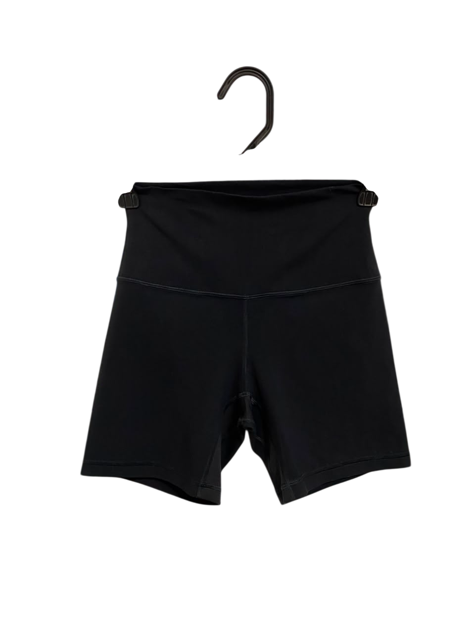 LULULEMON |XXS| WAIST 22| CLASSIC BLACK HIGH-WAISTED ESSENTIAL ATHLETIC BIKER SHORTS ACTIVEWEAR