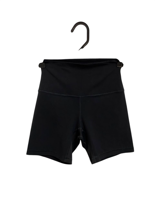 LULULEMON |XXS| WAIST 22| CLASSIC BLACK HIGH-WAISTED ESSENTIAL ATHLETIC BIKER SHORTS ACTIVEWEAR