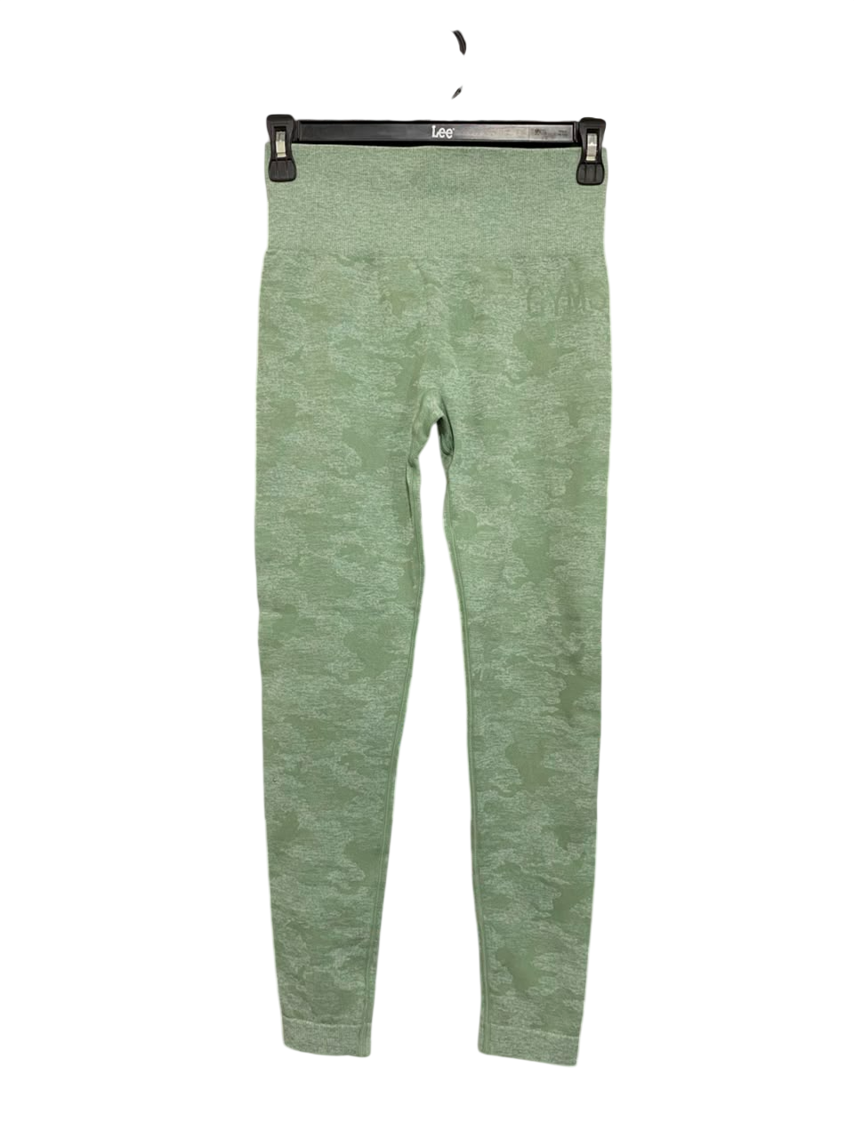 GYMSHARK |XS| WAIST 24| SAGE GREEN CAMO SEAMLESS HIGH-WAISTED LEGGINGS ACTIVEWEAR