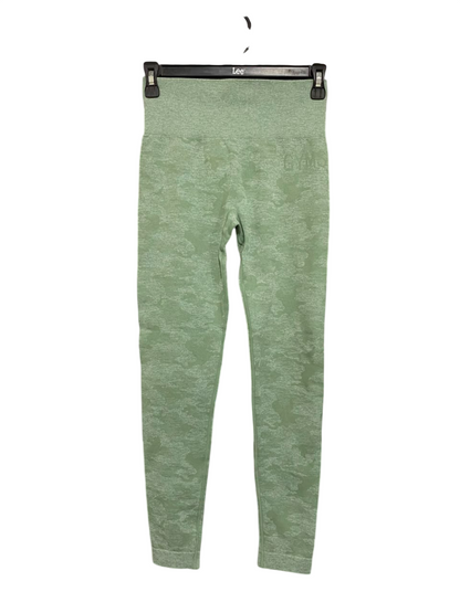 GYMSHARK |XS| WAIST 24| SAGE GREEN CAMO SEAMLESS HIGH-WAISTED LEGGINGS ACTIVEWEAR