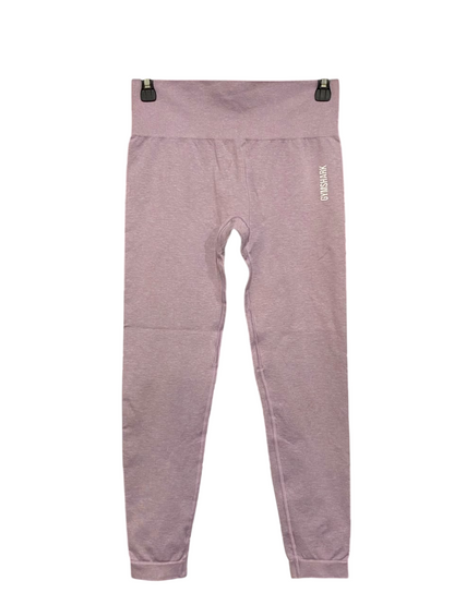 GYMSHARK |S| WAIST 26| MAUVE MARL SEAMLESS HIGH-WAISTED LEGGINGS ACTIVEWEAR