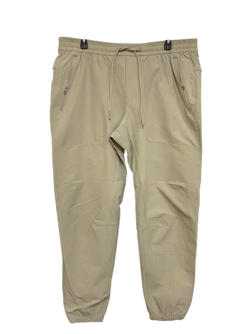 LULULEMON |XXL| WAIST 36| BEIGE TAPERED ATHLETIC JOGGERS ACTIVEWEAR PANTS