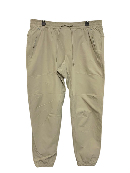 LULULEMON |XXL| WAIST 36| BEIGE TAPERED ATHLETIC JOGGERS ACTIVEWEAR PANTS