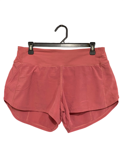 LULULEMON |L| WAIST 30| DUSTY ROSE HIGH-WAISTED ATHLETIC RUNNING SHORTS ACTIVEWEAR