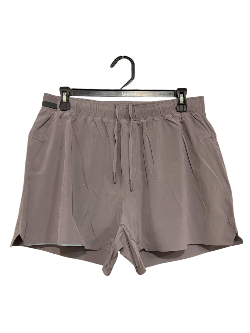 LULULEMON |L| WAIST 30| MAUVE GREY DRAWSTRING ATHLETIC RUNNING SHORTS ACTIVEWEAR