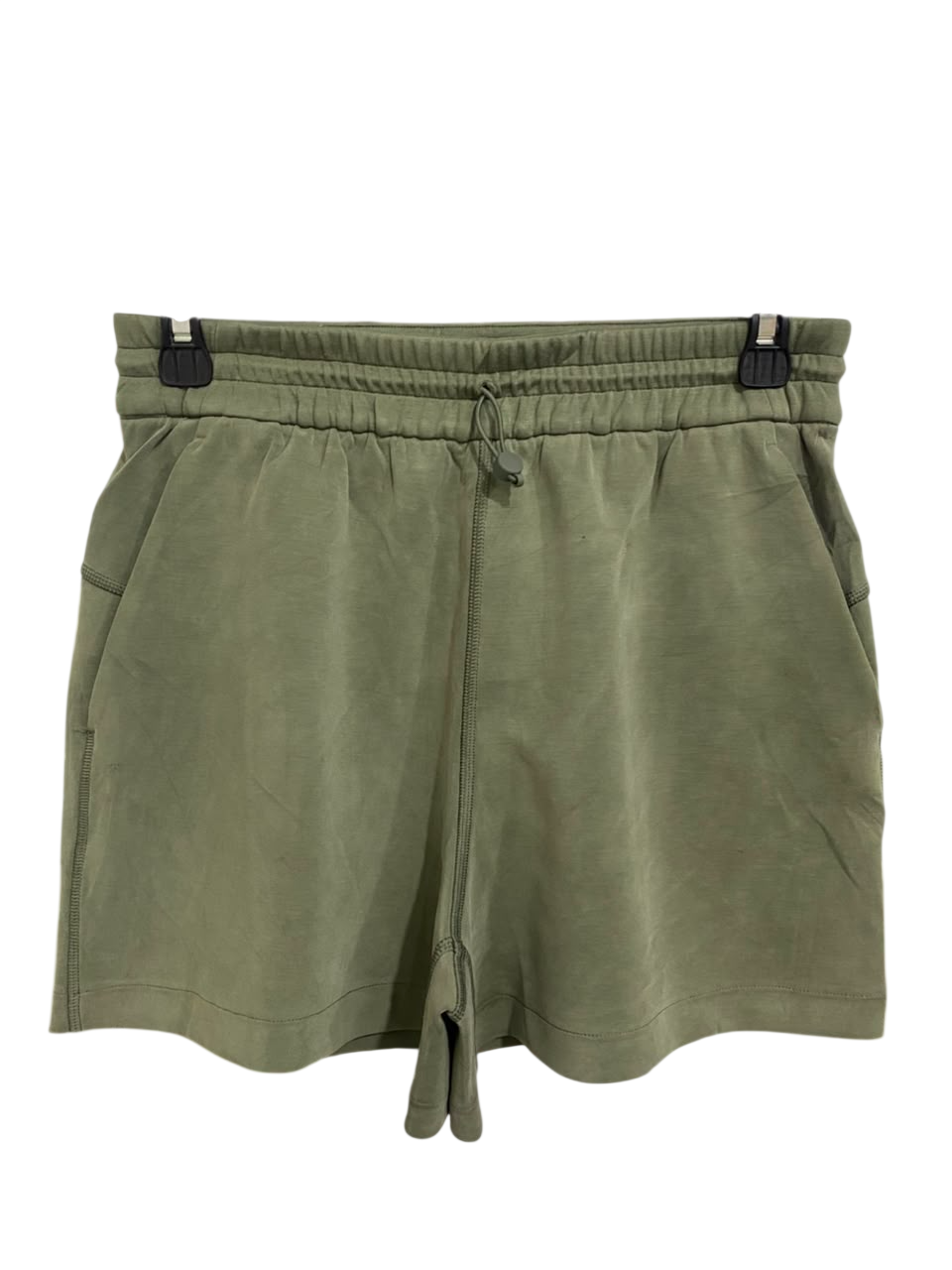 LULULEMON |M| WAIST 28| OLIVE GREEN DRAWSTRING ATHLETIC LOUNGE SHORTS ACTIVEWEAR