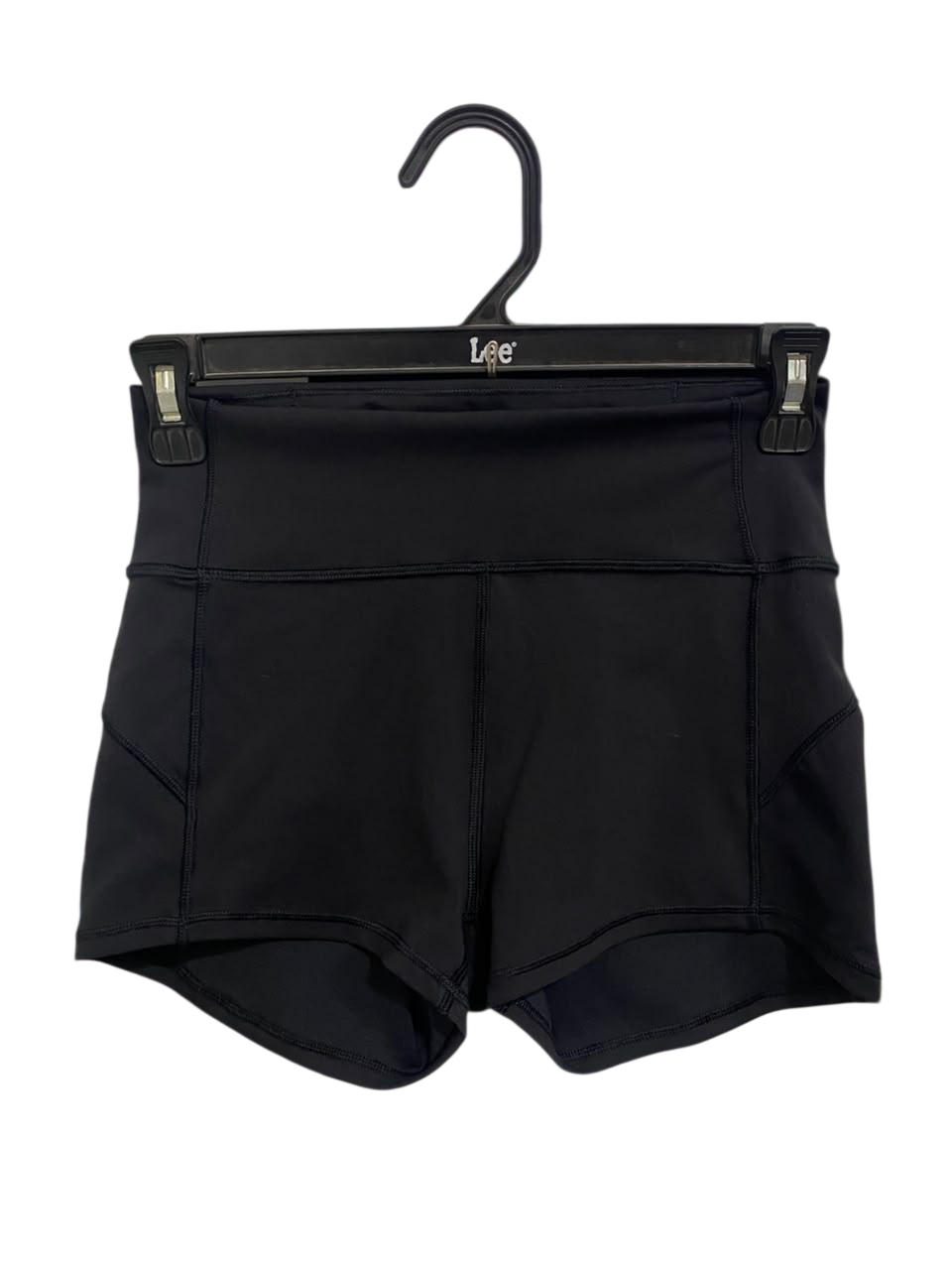 LULULEMON |XS| WAIST 24| BLACK HIGH-WAISTED ATHLETIC YOGA SHORTS ACTIVEWEAR