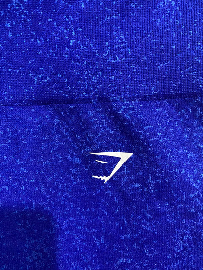GYMSHARK |XS| WAIST 24| ELECTRIC BLUE SEAMLESS BIKER SHORTS ACTIVEWEAR