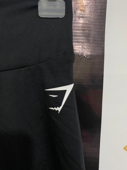 GYMSHARK |XXS| WAIST 18| BLACK HIGH-WAISTED BIKER SHORTS ACTIVEWEAR