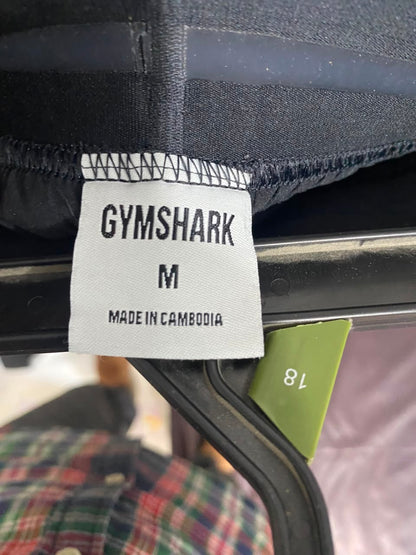 GYMSHARK |M| WAIST 28| BLACK BRANDED WAISTBAND RUNNING SHORTS ACTIVEWEAR