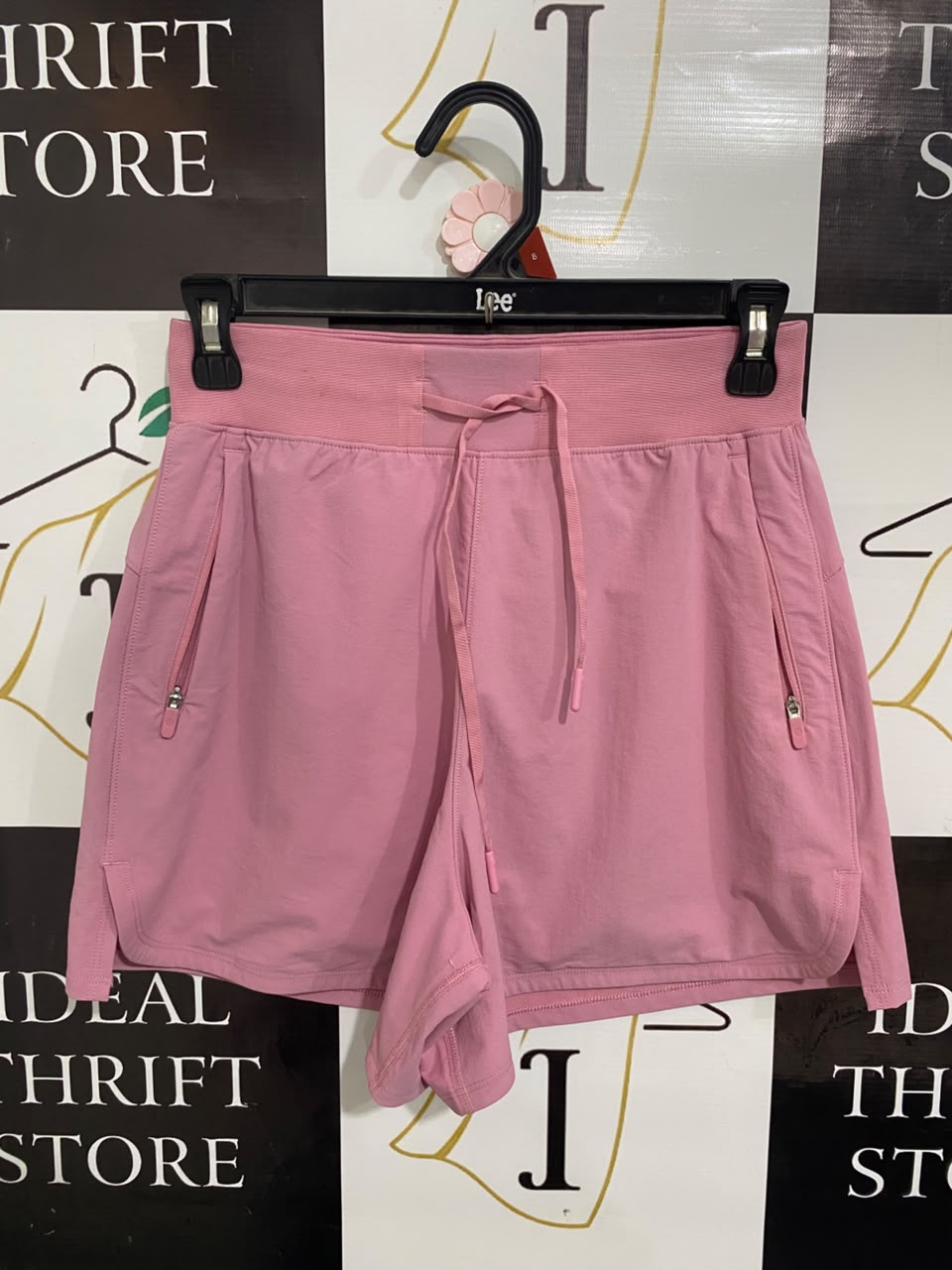LULULEMON |S| WAIST 26| PINK ZIPPED POCKET ATHLETIC RUNNING SHORTS ACTIVEWEAR