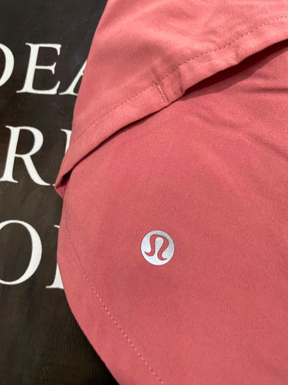 LULULEMON |L| WAIST 30| DUSTY ROSE HIGH-WAISTED ATHLETIC RUNNING SHORTS ACTIVEWEAR