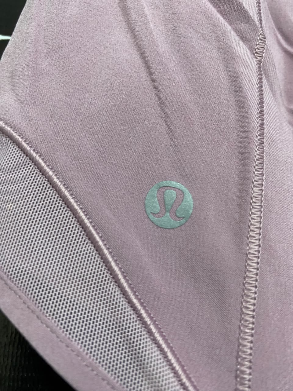 LULULEMON |XS| WAIST 24| MAUVE PINK HIGH-WAISTED MESH-PANEL RUNNING SHORTS ACTIVEWEAR