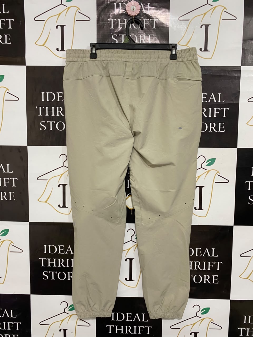 LULULEMON |XXL| WAIST 36| BEIGE TAPERED ATHLETIC JOGGERS ACTIVEWEAR PANTS