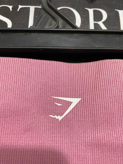 GYMSHARK |XS| WAIST 22| DUSTY PINK SEAMLESS PERFORATED LEGGINGS ACTIVEWEAR