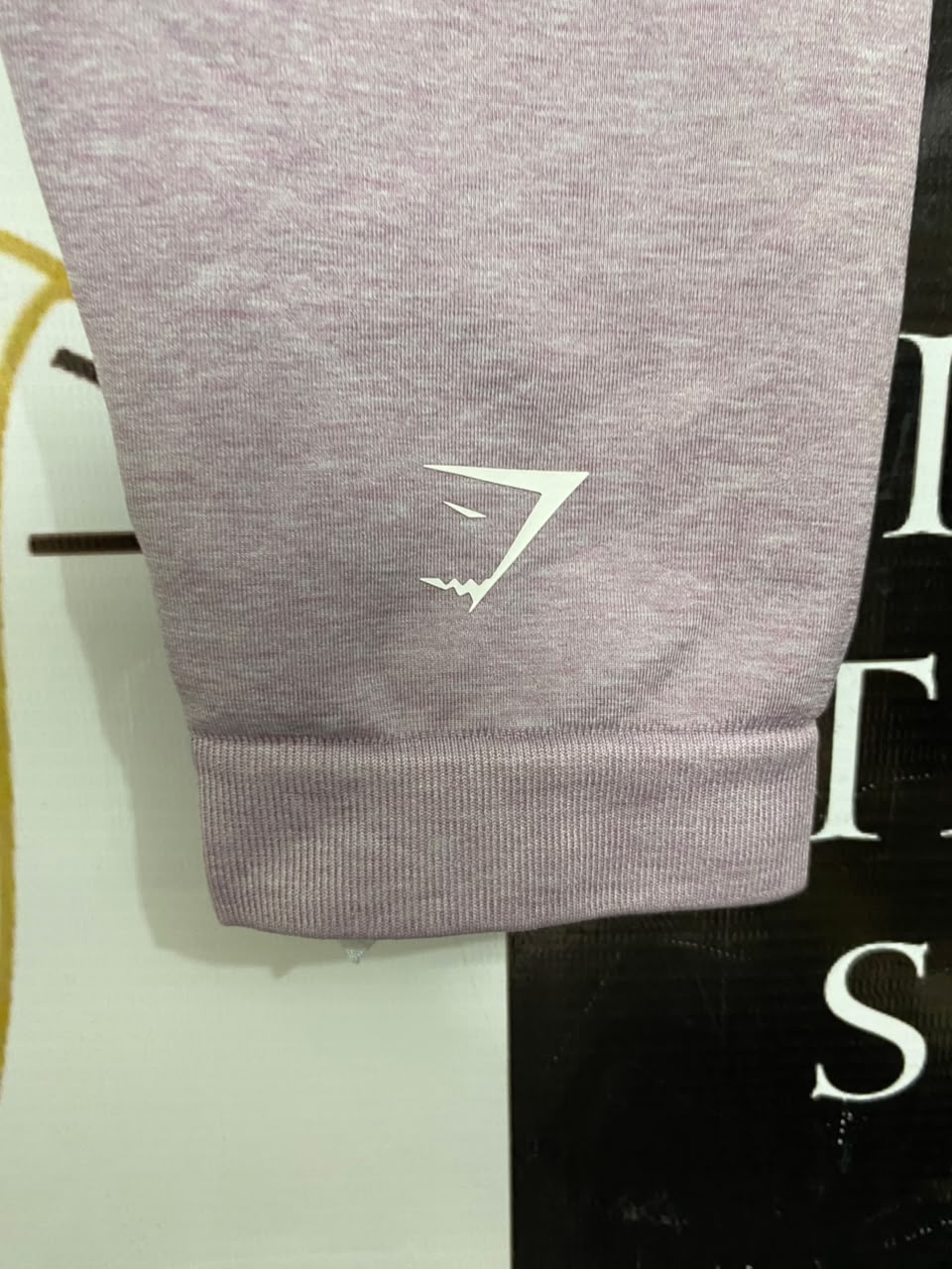 GYMSHARK |S| WAIST 26| MAUVE MARL SEAMLESS HIGH-WAISTED LEGGINGS ACTIVEWEAR