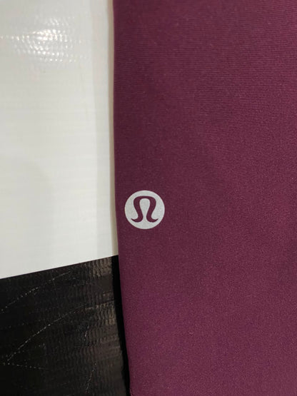 LULULEMON |S| WAIST 26| BURGUNDY REFLECTIVE DOT-ACCENT HIGH-WAISTED LEGGINGS ACTIVEWEAR