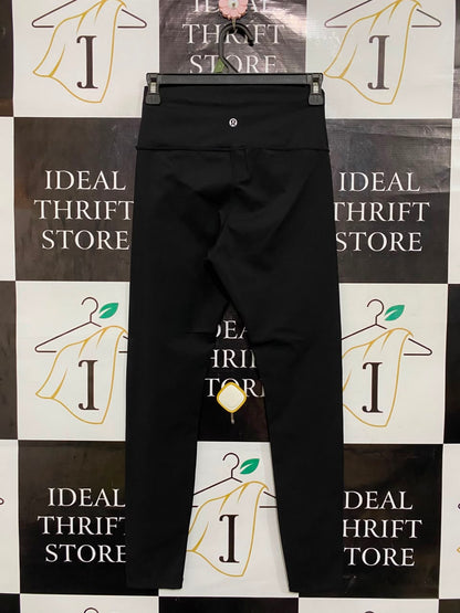 LULULEMON |XS| WAIST 23| CLASSIC BLACK HIGH-WAISTED ESSENTIAL ATHLETIC LEGGINGS ACTIVEWEAR