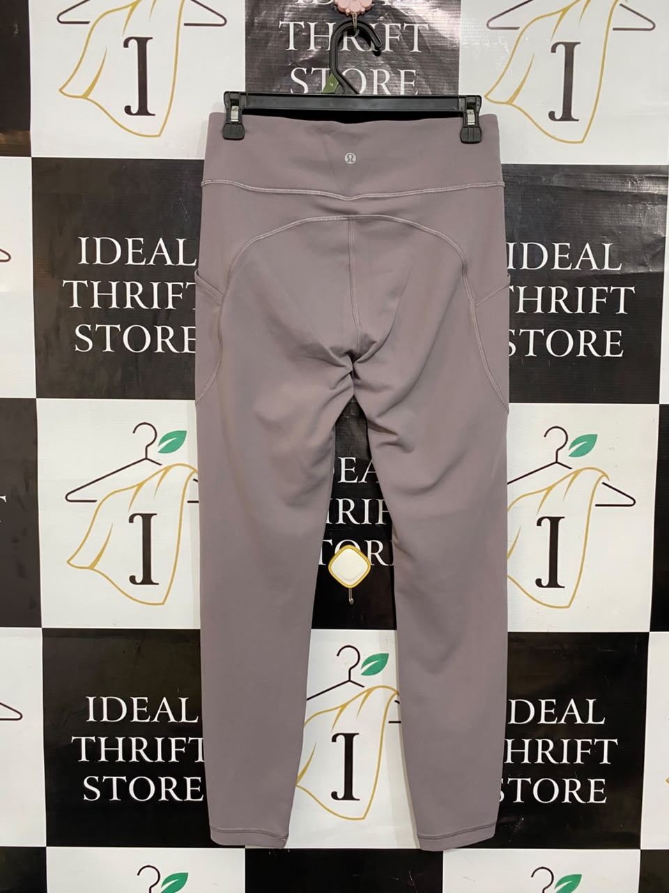LULULEMON |S| WAIST 26| DUSTY TAUPE / MAUVE HIGH-WAISTED POCKET LEGGINGS ACTIVEWEAR