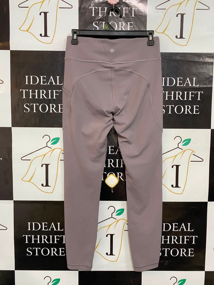 LULULEMON |S| WAIST 26| DUSTY TAUPE / MAUVE HIGH-WAISTED POCKET LEGGINGS ACTIVEWEAR