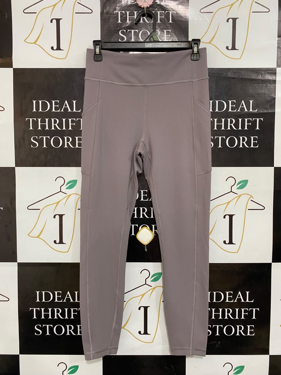 LULULEMON |S| WAIST 26| DUSTY TAUPE / MAUVE HIGH-WAISTED POCKET LEGGINGS ACTIVEWEAR