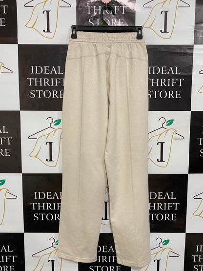 LULULEMON |XS| WAIST 24| BEIGE RELAXED-FIT HIGH-WAISTED ATHLETIC LOUNGE PANTS ACTIVEWEAR