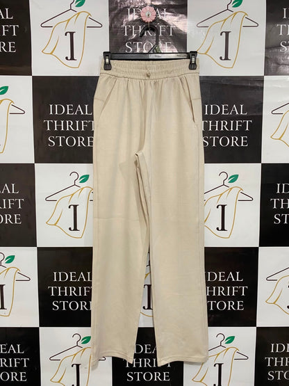 LULULEMON |XS| WAIST 24| BEIGE RELAXED-FIT HIGH-WAISTED ATHLETIC LOUNGE PANTS ACTIVEWEAR