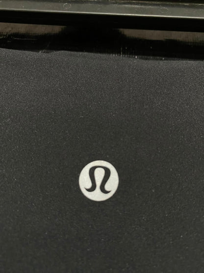LULULEMON |S| WAIST 26| BLACK HIGH-WAISTED STRIPED MESH-ACCENT ATHLETIC LEGGINGS ACTIVEWEAR