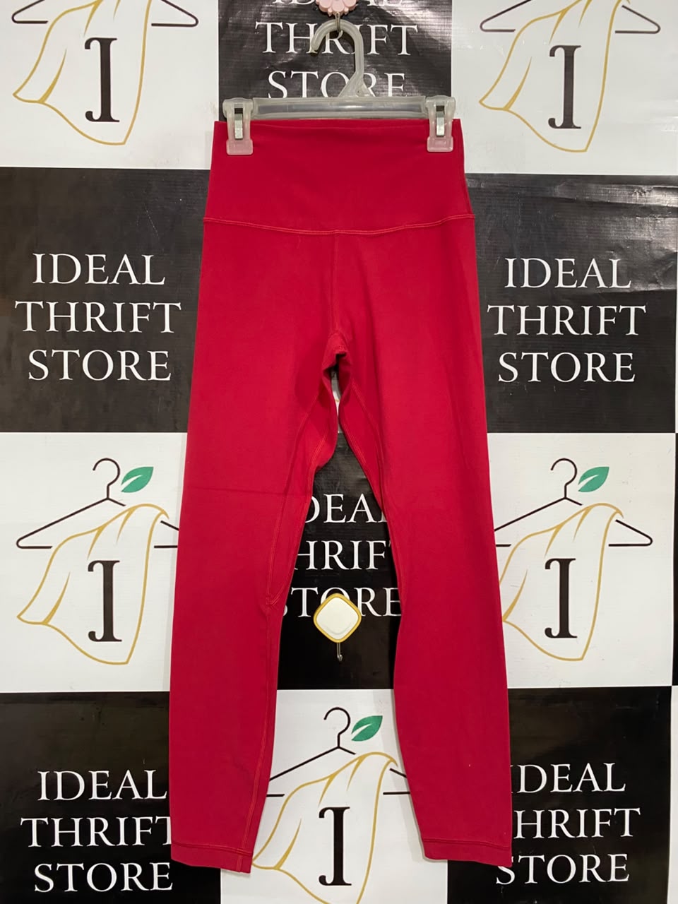 LULULEMON |XXS| WAIST 20| VIBRANT RED HIGH-WAISTED ATHLETIC LEGGINGS ACTIVEWEAR