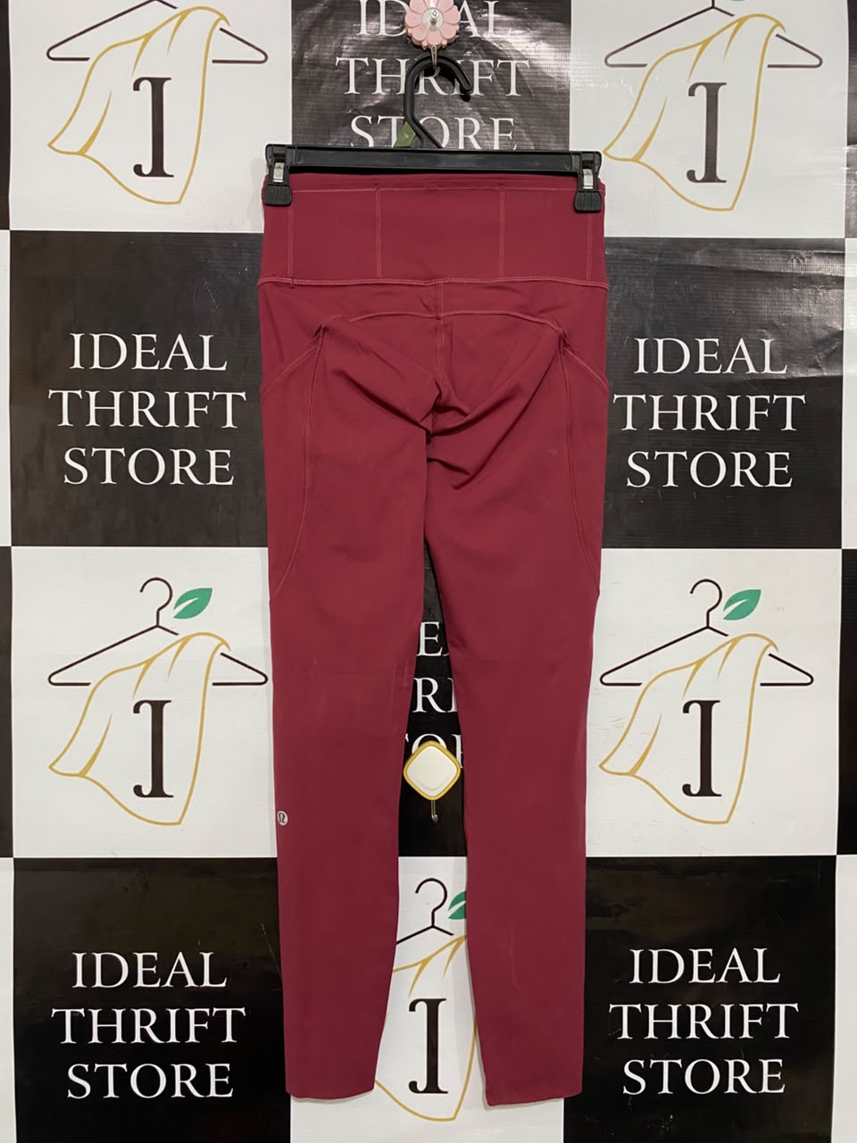 LULULEMON |XS| WAIST 24| BERRY PINK HIGH-WAISTED POCKET LEGGINGS ACTIVEWEAR