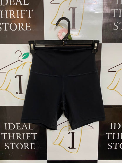 LULULEMON |XXS| WAIST 22| CLASSIC BLACK HIGH-WAISTED ESSENTIAL ATHLETIC BIKER SHORTS ACTIVEWEAR