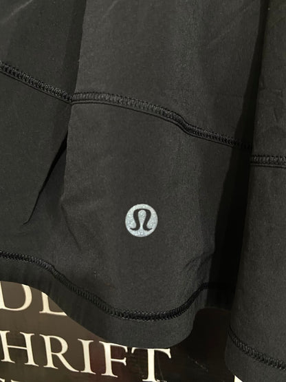 LULULEMON |M| WAIST 28| CLASSIC BLACK HIGH-WAISTED PLEATED ATHLETIC TENNIS SKIRT / SKORT ACTIVEWEAR