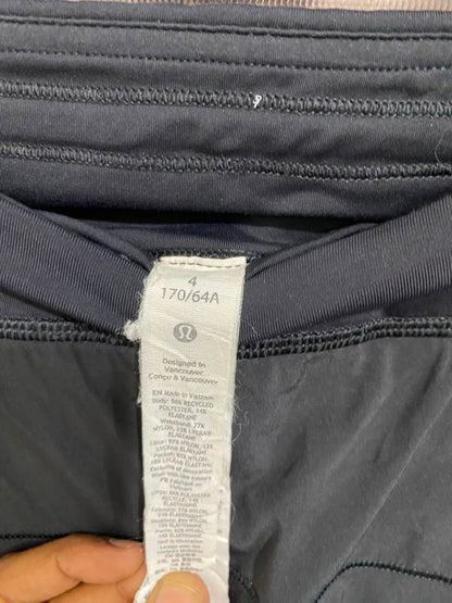 LULULEMON |M| WAIST 28| CLASSIC BLACK HIGH-WAISTED PLEATED ATHLETIC TENNIS SKIRT / SKORT ACTIVEWEAR