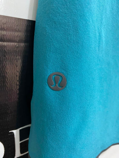 LULULEMON |S| WAIST 26| TEAL / TURQUOISE HIGH-WAISTED ATHLETIC RUNNING SHORTS ACTIVEWEAR