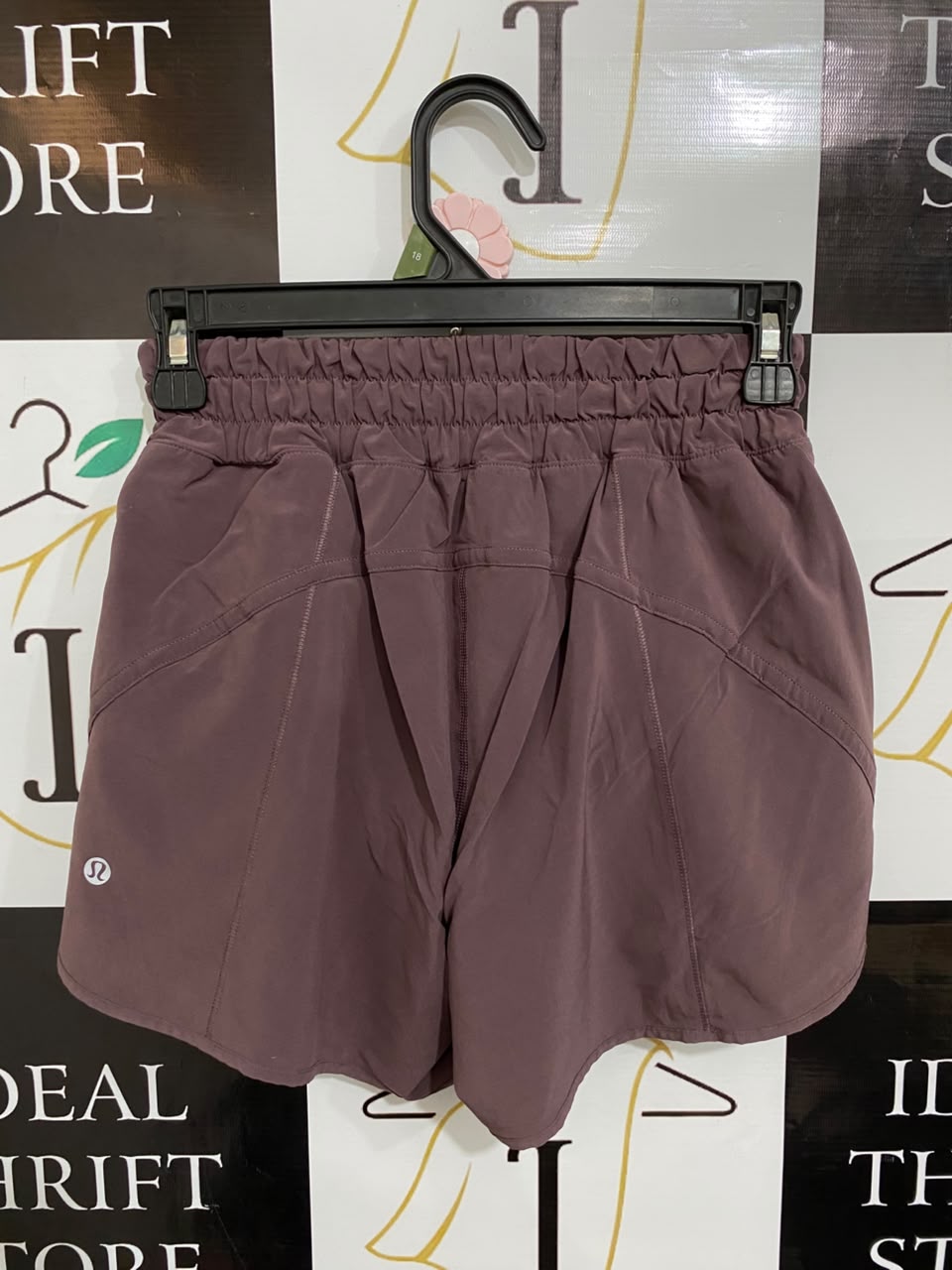 LULULEMON |XS| WAIST 24| MAUVE / DUSTY PLUM HIGH-WAISTED ATHLETIC RUNNING SHORTS ACTIVEWEAR