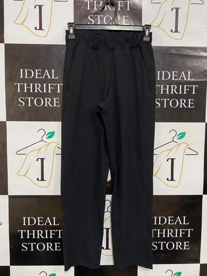 LULULEMON |XS| WAIST 24| CLASSIC BLACK HIGH-WAISTED ELASTIC-WAIST ATHLETIC JOGGERS / TRACK PANTS ACTIVEWEAR