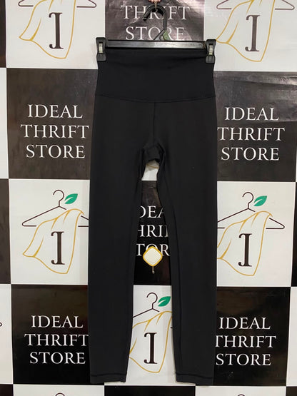 LULULEMON |XXS| WAIST 22| CLASSIC BLACK HIGH-WAISTED ESSENTIAL ATHLETIC LEGGINGS ACTIVEWEAR
