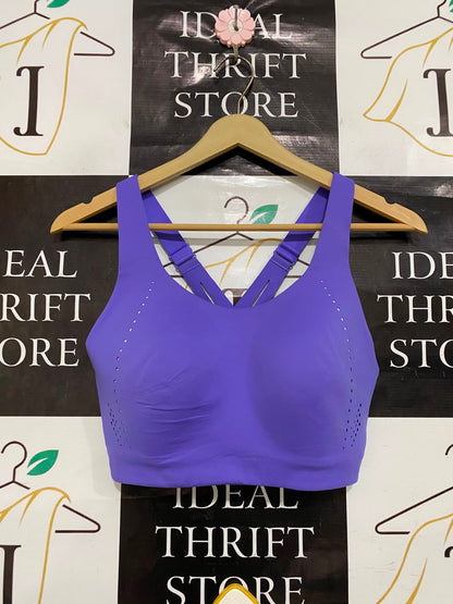 LULULEMON |S| BUST 14| VIBRANT PURPLE / LAVENDER HIGH-SUPPORT ATHLETIC SPORTS BRA ACTIVEWEAR
